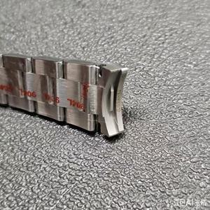 Cinturino per Orologio di Lusso in Metallo 904L, Bracciale in Acciaio Inossidabile Curvo da 20mm per Rolex Air <span class=keywords><strong>King</strong></span> M116900 - Product Image 2