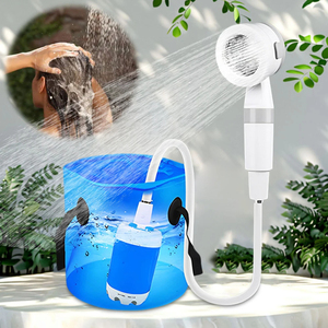 Pompe de douche de camping rechargeable en gros, pulvérisateur portatif compact pour la randonnée, le lavage de voiture, le nettoyage des animaux et le camping - Product Image 4