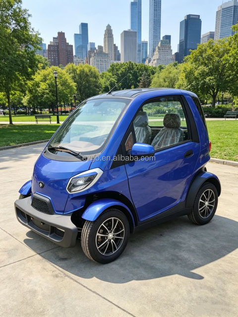 Electric City Car 2-Seater EV Model EEC Certificate 45km/h Max Speed Left Steering 4000W Motor Small for Adults China Brand
