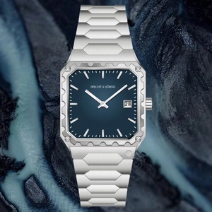 New Arrivals Square 222 Quartz <b>Watch</b> for Men 35MM Ultrathin Stainless Steel <b>Watches</b> Blue Sapphire Crystal 50M Waterproof - Product Image 1