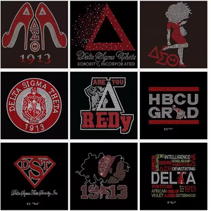 Chéo tùy chỉnh Rhinestone truyền nhiệt sorority thạch hot-sửa chữa tinh thể Rhinestone sắt trên chuyển - Product Image 5