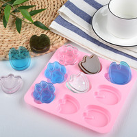 SILIKOLOVE Usine 9 Cavités Empreintes D'animaux Gâteau Maker LFGB Platine Antiadhésif Sans BPA Silicone Mousse Gâteau Décoration Moules