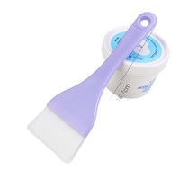 Pinceau professionnel à tête plate pour masque corporel, grand applicateur de masque en silicone à poils doux, pinceau de soin pour spa et salon de beauté