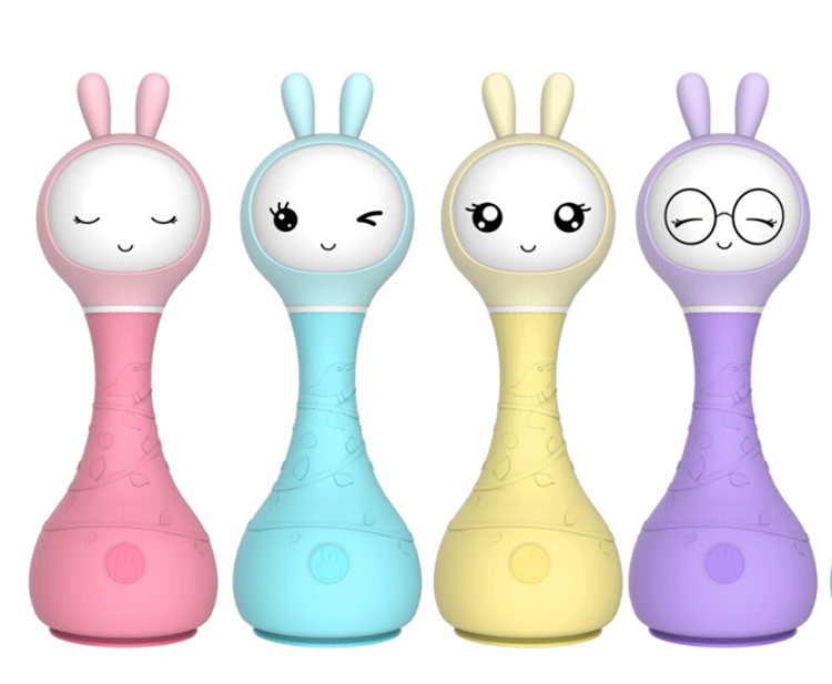 Новое поступление, музыкальные игрушки-компаньон Alilo Smarty Bunny, Детский Набор погремушек, подарок для новорожденного