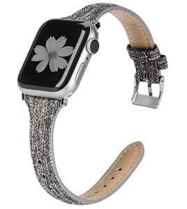 Banda de reloj para <span class=keywords><strong>Apple</strong></span> <span class=keywords><strong>Watch</strong></span> de tejido de lona con <span class=keywords><strong>oro</strong></span> <span class=keywords><strong>rosa</strong></span> <span class=keywords><strong>correa</strong></span> de las mujeres y los hombres Compatible iWatch - Product Image 5