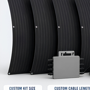 Kit Solar para Balcón de 800W, Panel Fotovoltaico Flexible, Sistema de Módulos Solares Monocristalinos para Techo de Apartamento o Terraza - Product Image 6