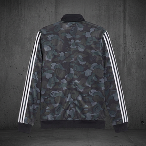 Women's Waterproof <b>Camo</b> Track <b>Jacket</b> Stand Collar Long Sleeve Zip up Bomber Coat with Polyester Wadding for Casual Outdoor Wear - Product Image 3