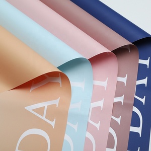 Drap en satin pour le bouquet de <span class=keywords><strong>fleurs</strong></span>, meilleurs voeux, emballage étanche, nouveau design - Product Image 4