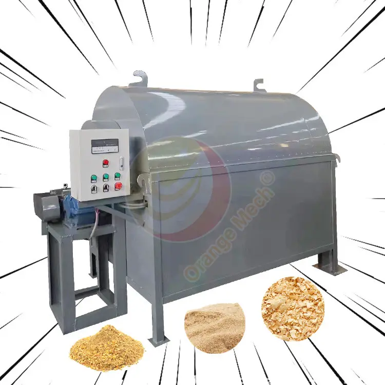 Sürekli kondenser tuz fıstık mısır Cocopeat kömür balçık döner tambur çamaşır kurutma makinesi fiyat 50mt