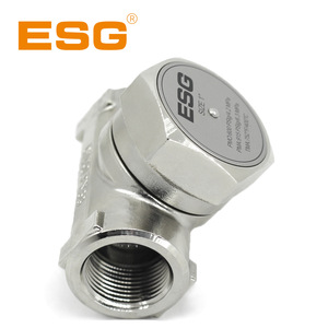 Piège à vapeur thermodynamique ESG 1/2 pouce en acier inoxydable, résistant aux hautes températures, avec vanne hydrophobe - Product Image 3