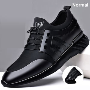Zapatos de Vestir para Oficina de Piel Genuina para Hombre Nuevo Diseño Zapatos Casuales de Piel para Hombre Zapatos con Alzas para Aumentar Estatura - Product Image 3