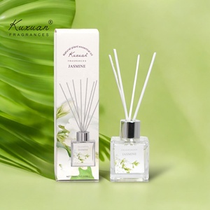 50 мл изысканный тростник диффузор стеклянная бутылка и палочка аромат тростник диффузор масло попурри, бытовая офисная ванная комната туалет спальня - Product Image 1