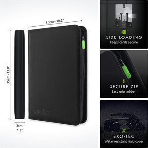 Carpeta con Cierre para Tarjetas TCG de 9 Bolsillos, 360 Tarjetas, Alta Capacidad, Carga Lateral, PU, Álbum de Moda, Logotipo Personalizado, Coleccionistas de Tarjetas Coleccionables - Product Image 4