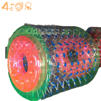 Rouleau aquatique gonflable personnalisé pour jeux, rouleau gonflable à bulles, marcheur aquatique, zorbing, boule à rouler