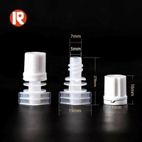 Bouchon et couvercle à vis en PE de 5 mm pour Doypack, étanche, de qualité alimentaire, respectueux de l'environnement