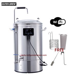 Nouveau Guten 40L en acier inoxydable Wifi tout en un microbrasserie équipement de brassage <span class=keywords><strong>à</strong></span> domicile système de brassage automatique de bière pour fabricant de bière - Product Image 1