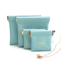 Pochette cadeau électronique imprimée avec cordon de serrage et logo personnalisé emballage parfum stockage sac à bijoux en simili cuir