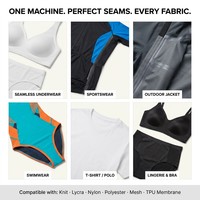 Machine à coudre programmable à plat JY-603 pour chemises polo et sous-vêtements homme/femme, avec composants de moteur essentiels, état neuf