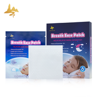 Produit essentiel pour la promotion du sommeil Bandes de ruban respiratoire pour la bouche Herbal Fresh Menthol Hydrogel Children Breath Ease Patch