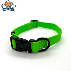 2024 moda de lujo impermeable suave Tpu recubierto de nailon caucho silicona Pvc correas <span class=keywords><strong>collar</strong></span> de perro y conjunto de correa de plomo - Product Image 6