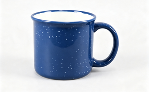Taza de Café de Cerámica Estilo Esmalte Azul Moteado con Estampado de <span class=keywords><strong>Abuelo</strong></span> - Product Image 3