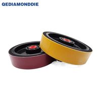 6/8 Inci 60 # -50000 #   Roda Poles Batu Permata Grit Soft Resin Diamond Nova, Cakram Abrasif Berkinerja Tinggi untuk Pemolesan Perhiasan