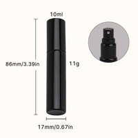 Atomiseur de parfum rechargeable OEM/ODM 10 ml – Mini flacon de recharge de parfum personnalisé pour pulvérisateur propre