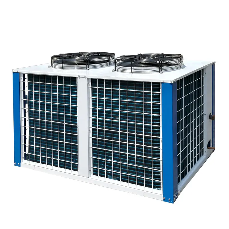 Racks de compressores de refrigeração para câmaras frias, unidade de condensação paralela de pistão de baixa temperatura para pesca