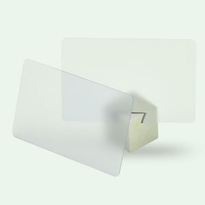 고급 투명 신용 카드 NFC 인쇄 빈 매트 투명 플라스틱 미니 태그 125kHz 주파수 RFID 1k 호텔 EM4305 - Product Image 6