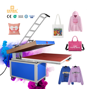 नए अतिरिक्त बड़े 80*100 सेमी गर्मी प्रेस मशीन मैनुअल ग्रेड के साथ गर्मी हस्तांतरण प्लेट बड़े आकार के साथ - Product Image 1