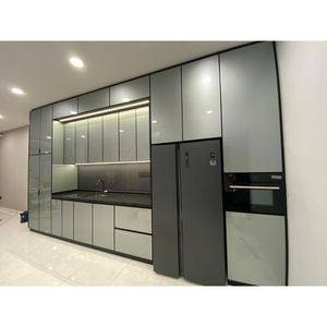 Meubles <span class=keywords><strong>de</strong></span> <span class=keywords><strong>cuisine</strong></span> modulaires : configurations personnalisables avec charnières, tiroirs, paniers et robinets pour salle à manger - Product Image 2