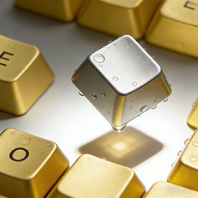 Zinc Alloy R4U1 Key Caps for CNC Machining, Suitable for Mechanical Keyboards