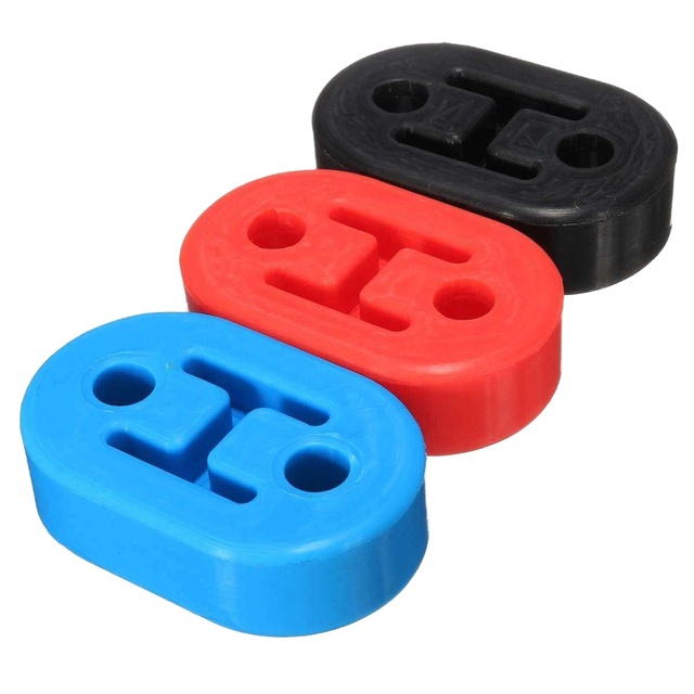 Holes Diameter 11mm Universal  Rubber Exhaust Tail Pipe Mount Brackets Hanger