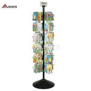 Estante de almacenamiento giratorio de Metal para uso comercial, estante de exhibición de Dvd y <span class=keywords><strong>Cd</strong></span> - Product Image 6