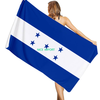 Serviette de plage à séchage rapide avec drapeau du Ghana, pour salle de bain, piscine, camping, voyage, natation, pique-nique, sport, décoration, cadeaux