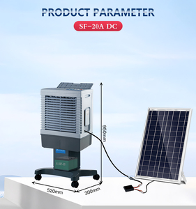 Tragbarer wiederauf ladbarer Solarenergie-Luftkühler - Product Image 4