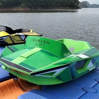Jet ski électrique 2025, jet ski à la mode, karting, nouveau bateau électrique gonflable pour le surf sur les vagues, installations de divertissement aquatique