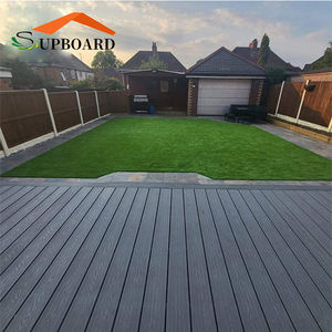 Bon <span class=keywords><strong>effet</strong></span> antidérapant Decking Matériaux de construction et Wpc Diy Deck Tile - Product Image 3