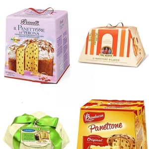 Scatole all'<span class=keywords><strong>ingrosso</strong></span> per dolci da asporto, Panettone classico italiano, Confezioni rotonde per cupcake in carta personalizzabili - Product Image 3