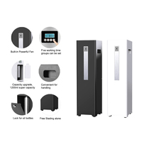 Diffuseur d'arômes électrique intelligent sans eau en métal en gros 1200ML Grande surface Hall d'hôtel Tabletop Diffuseur d'huiles essentielles