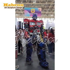 Costume de robot LED jaune sur mesure de 3 m de haut pour événements, fêtes, cosplay, mascotte, performance pour adultes - Product Image 5
