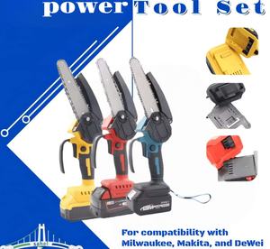 Scies <span class=keywords><strong>à</strong></span> chaîne électriques <span class=keywords><strong>à</strong></span> batterie de qualité industrielle compatibles avec <span class=keywords><strong>Makita</strong></span> Milwaukee - OEM - Product Image 1