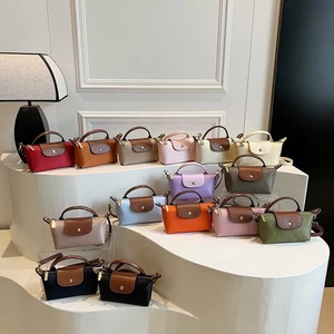Novedad 2026: Bolso de hombro cruzado unisex de lujo con cremallera, de tela Oxford, mini, informal, económico y a la moda, con cadenas. - Product Image 1