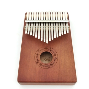 17 Keys Mahogany KalimbaThumb Piano Peace Dove Engraved Wood Finger Piano C Major Beginner Portable <b>Musical</b> Instrument Gift - Product Image 3