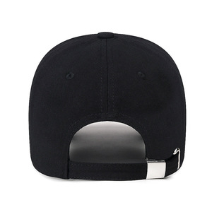 Baseball Cap Unisex Black Embroidered 28 Enjoying The Game Sun Protection Outdoor Casual Canvas Hat - Product Image 3