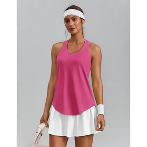 FOXA Women's Racerback <b>Tank</b> <b>Top</b> Quick Dry Solid Color Workout Athletic Shirt Yoga Running Gym Fitness Apparel - Product Image 2