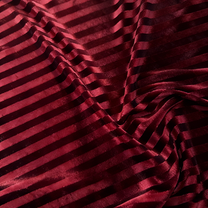 Многоцветная ткань из 95% полиэстера и 5% спандекса с вертикальными полосами, мягкий вельвет для модной одежды - Product Image 6