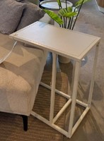 Table basse moderne carrée en métal, table de canapé à hauteur réglable, design minimaliste, cadre en fer, meubles de maison, décoration de salon
