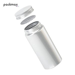 Multi-Size Rectangle <b>Aluminum</b> Bottle for Pet Supplements Vitamins-Empty <b>Container</b> for Nutrition Support Custom Print Available - Product Image 2