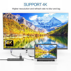 USB C a HDM I 4K Cable QGeeM Trenzado con Cargador Tipo C a HDM I Adaptador Compatible con MacBoo K 2018 <span class=keywords><strong>iPa</strong></span> D Pro ChromeBoo - Product Image 3